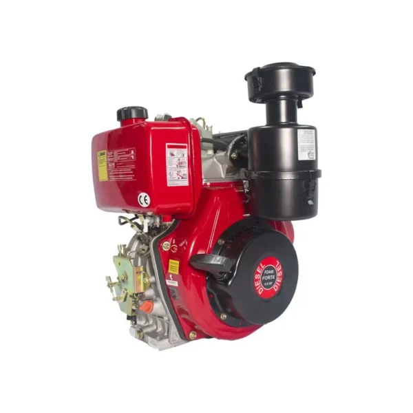 Motor Forte Diesel 12 Hp Para Motoazada F400DKE Arranque Eléctrico eje estriado