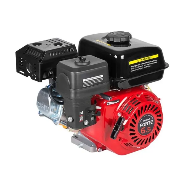 Motor Forte Gasolina 6.5 Hp 1800 Rpm GM200-KART Clutch Humedo y reductor eje cuña