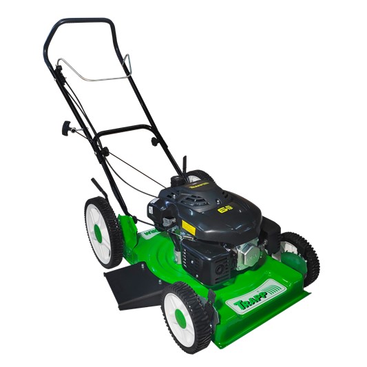 Cortacésped motor a gasolina Trapp JTLF600RM 196 CC ancho de corte 48 cms descarga lateral