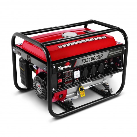 Generador Portátil Toyama Tg3100cxr-bivolt 3.1 Kw Monofásico Con Tecnología Avr 115v/230v